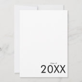 Invitation Chic Bold Typography Graduation Party (Dos)