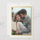 Invitation Chic Botanique Aquarelle Florale Mariage élégant (Dos)