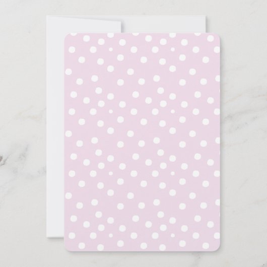 Invitation Chic Bow Polka Dot Galentine's Day Brunch (Dos)