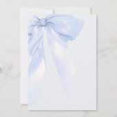 Invitation Chic Bow Something Blue Before I DO Bridal Shower (Dos)