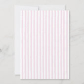Invitation Chic Café Paris Fleurs Roses et Blanches Enterreme (Dos)