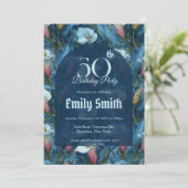 Invitation Chic Call Lilies Fantasy Summer Party (Debout devant)