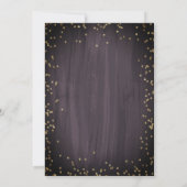 Invitation Chic casquette de graduation,Diamants Marron Diplô (Dos)
