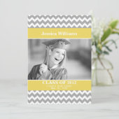 Invitation Chic Chevron (Debout devant)