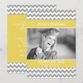 Invitation Chic Chevron (Devant / Derrière)