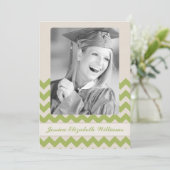 Invitation Chic Chevron (Debout devant)