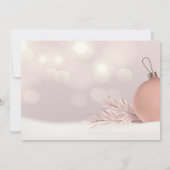 Invitation Chic Christmas Balls Company Christmas Party (Dos)