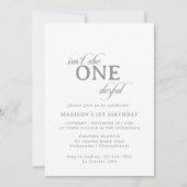 Invitation chic classique de calligraphie pour 1er (Devant)