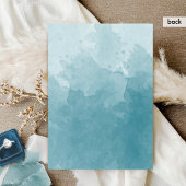 Invitation Chic classique Monogramme Mariage d'aquarelle en v