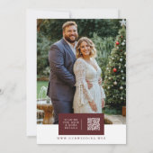 Invitation Chic Colorful Christmas Botanical & Floral Frame (Dos)