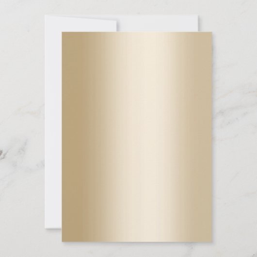 Invitation Chic Confettis Dorés Points Mariage Anniversaire d (Dos)