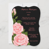Invitation Chic Corner Red Roses 100e anniversaire (Dos)