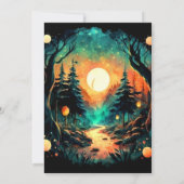 Invitation Chic Cottagecore Enchanted Anniversaire (Dos)