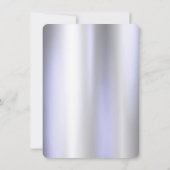 Invitation Chic Couronne Violet Metallic Quinceañera (Dos)