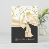 Invitation Chic Custom Wedding Rehearsal (Debout devant)