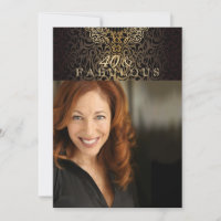 Invitation chic de luxe de photo