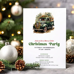 Invitation Chic de Noël Victorien pour les Fêtes