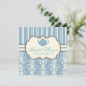 Invitation chic de thé de Fête de la mariée de (Debout devant)