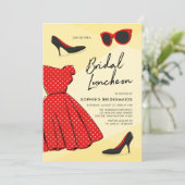 Invitation Chic Déjeuner nuptial (Debout devant)