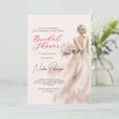 Invitation Chic Dressed for the Occasion Bridal Shower Party (Debout devant)
