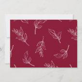 Invitation Chic Écriture Mariage Save The Date 2 Photo Collag (Dos)