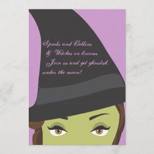 Invitation chic éffrayante de partie de Halloween