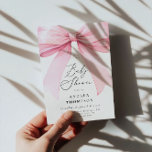 Invitation Chic Elegant Coquette Rose Bow Baby shower fille<br><div class="desc">Une façon parfaite de célébrer un baby shower de fille avec cet élégant coquette rose thème arc. Douche la future mère avec ce joli ruban rose et ce baby shower à thème arc. Invitation vos amies avec cette invitation baby shower avec un accent de l'arc rose vif sophistiqué dessiné à...</div>