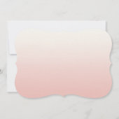 Invitation Chic Élégant Roses RSVP (Dos)