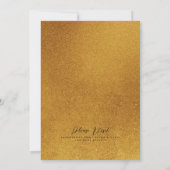 INVITATION CHIC EMERALD RED DARK FOIL ABSTRAIT AGATE MARIAGE (Dos)