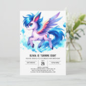 Invitation Chic Enfants Cheval Anniversaire (Debout devant)