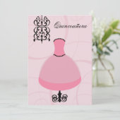 Invitation chic et branchée de Quinceañera (Debout devant)