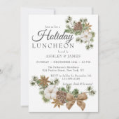 Invitation Chic Festif Cotton Pine Fête Déjeuner (Devant)
