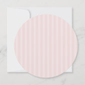 Invitation Chic Floral Douche Parisienne (Dos)