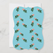 Invitation Chic Floral Fête de l'mariée Tea Party (Dos)