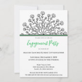 Invitation Chic Floral Mandala (Devant)