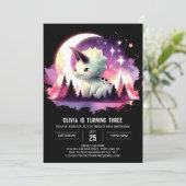 Invitation Chic Fun Triceratops Anniversaire (Debout devant)