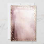 Invitation Chic Gold Tiara, Diamonds Rose Gold Quinceañera (Dos)