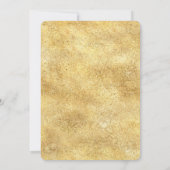 Invitation Chic Gold White Love Wedding Invite (Dos)
