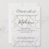Invitation Chic Gold XOXO (Devant)