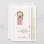 Invitation Chic Grandmillennial Noël Fête (Devant)