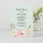 Invitation Chic Green Bridal Shower (Debout devant)