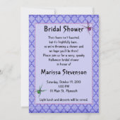 Invitation Chic Halloween Bridal Shower (Dos)
