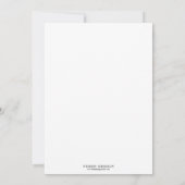 Invitation Chic Halloween chic chic chic chauve-chauves-souri (Dos)