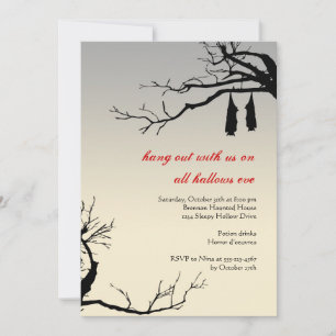 Invitation Chic Halloween chic chic chic chauve-chauves-souri