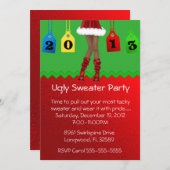 Invitation Chic Holiday (Devant / Derrière)