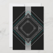 Invitation Chic Jazzy Silver (Dos)