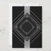 Invitation Chic Jazzy Silver (Dos)