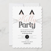 Invitation Chic Kitty fête d'anniversaire (Devant)