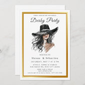 Invitation Chic Ladies Day Garden Event (Devant / Derrière)