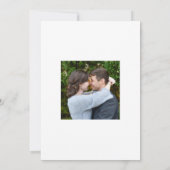 Invitation Chic Lilac Photo Mariage moderne (Dos)